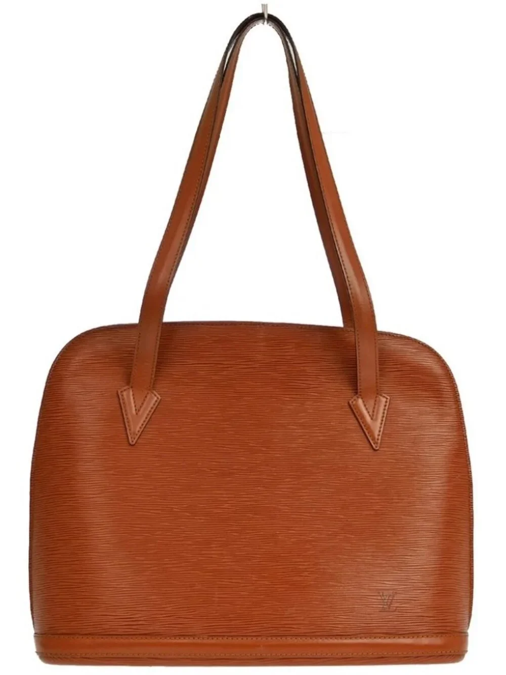 LOUIS VUITTON Epi Lussac Shoulder Bag Brown